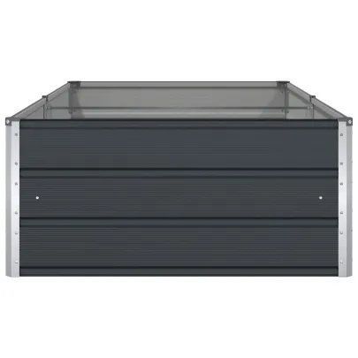 Jardinieră Antracit Oțel Galvanizat 195x100x45 cm