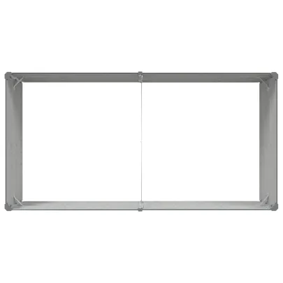 Jardinieră Antracit Oțel Galvanizat 195x100x45 cm