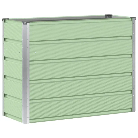 Jardinieră Verde Oțel 100x40x75 cm | Livrare Gratuită