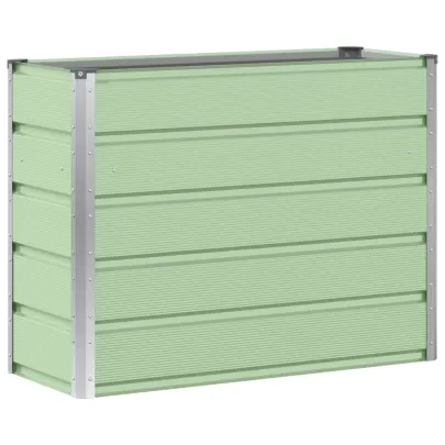 Jardinieră Verde Oțel 100x40x75 cm | Livrare Gratuită