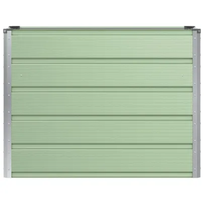 Jardinieră Verde Oțel 100x40x75 cm | Livrare Gratuită