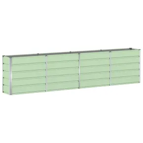 Jardinieră Verde Oțel 160x40x75 cm - Livrare Gratuită 2