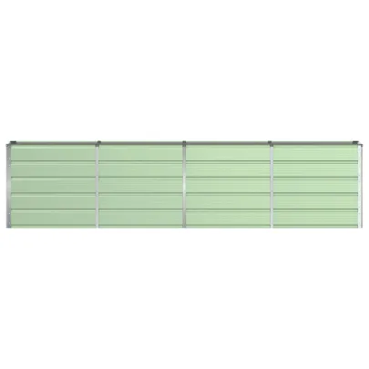 Jardinieră Verde Oțel 160x40x75 cm - Livrare Gratuită