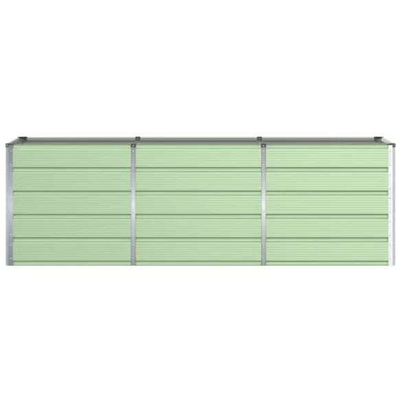 Jardinieră Verde Oțel 240x80x75 cm - Livrare Gratuită