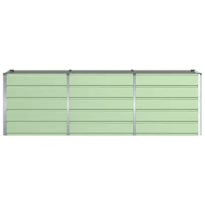 Jardinieră Verde Oțel 240x80x75 cm - Livrare Gratuită