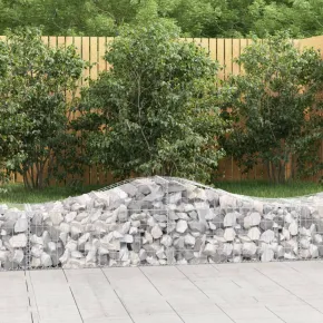 Coș Gabion Arcuit 200x50x40/60 cm | Fier Galvanizat | Livrare Gratuită