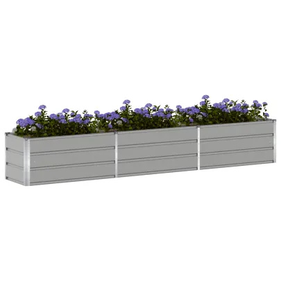 Jardinieră Oțel Galvanizat 480x50x45 cm | Livrare Gratuită