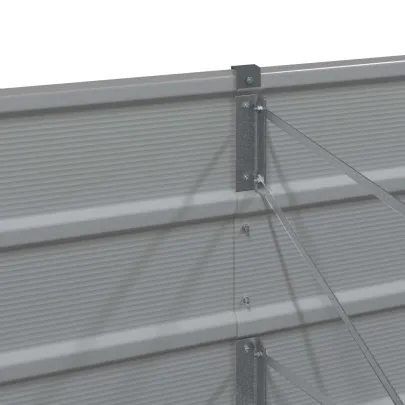 Jardinieră Oțel Galvanizat 480x50x45 cm | Livrare Gratuită