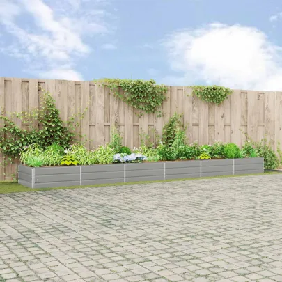 Jardinieră Oțel Galvanizat 195x100x45 cm - Comandă Online