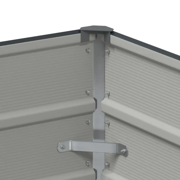 Jardinieră Antracit Oțel Galvanizat 480x50x45 cm