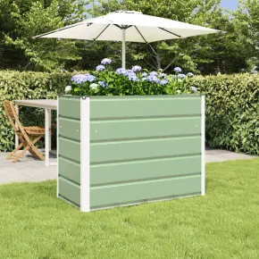 Jardinieră Verde Pastel Oțel Galvanizat | Livrare Gratuită