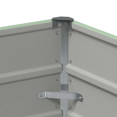 Jardinieră Verde Pastel Oțel Galvanizat | Livrare Gratuită