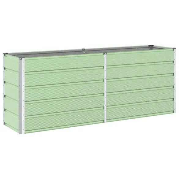 Jardinieră Verde Pastel Oțel Galvanizat | Livrare Gratuită