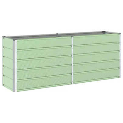 Jardinieră Verde Pastel Oțel Galvanizat | Livrare Gratuită