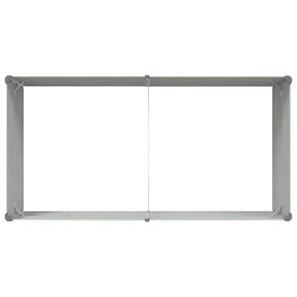 Jardinieră Verde Pastel Oțel Galvanizat 195x100x45 cm