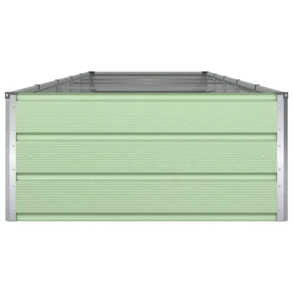 Jardinieră Verde Pastel Oțel Galvanizat 195x100x45 cm