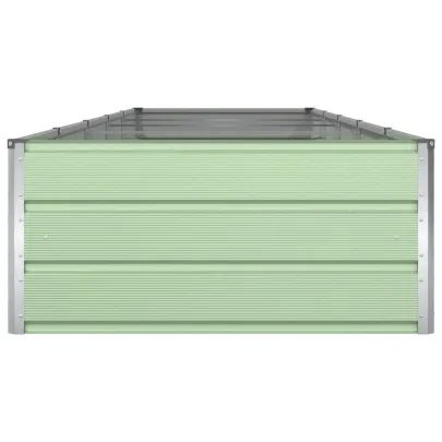 Jardinieră Verde Pastel Oțel Galvanizat 195x100x45 cm