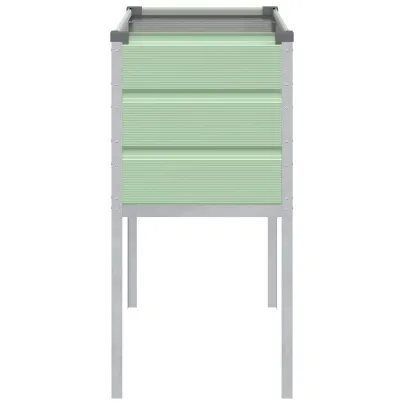 Jardinieră Oțel Galvanizat Verde Pastel 100x45x90 cm