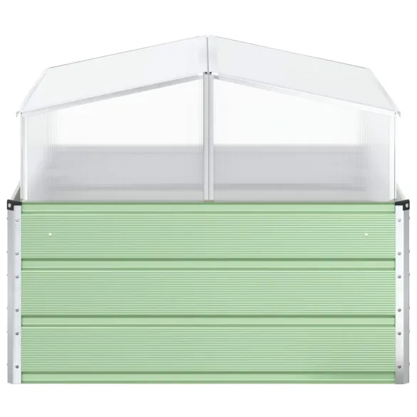 Jardinieră Verde Pastel Oțel Galvanizat 100x100x77 cm