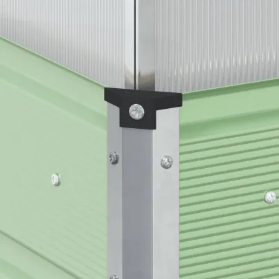 Jardinieră Verde Pastel Oțel Galvanizat 100x100x77 cm