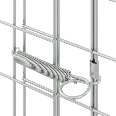 Cușcă Iepuri Exterior Argintie, 300x100x210 cm | Livrare Gratuită