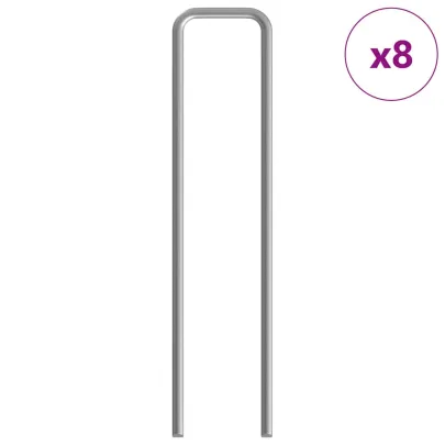 Cușcă Iepuri Exterior Argintie 200x100x210 cm | Livrare Gratuită