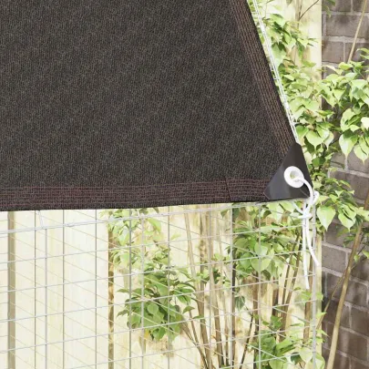 Cușcă Iepuri Exterior Argintie 200x100x210 cm | Livrare Gratuită