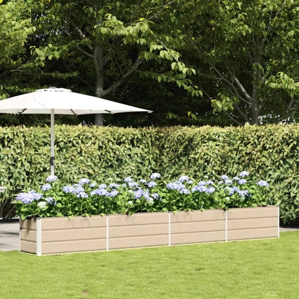 Jardinieră Oțel Galvanizat Creme 480x50x45 cm