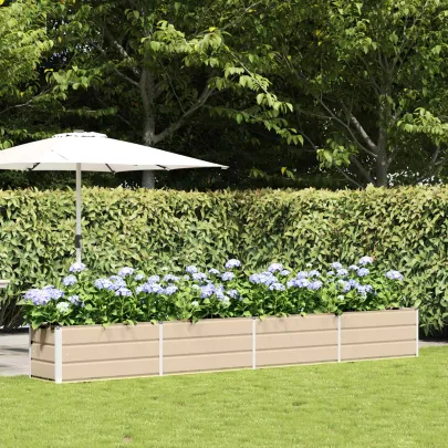 Jardinieră Oțel Galvanizat Creme 480x50x45 cm