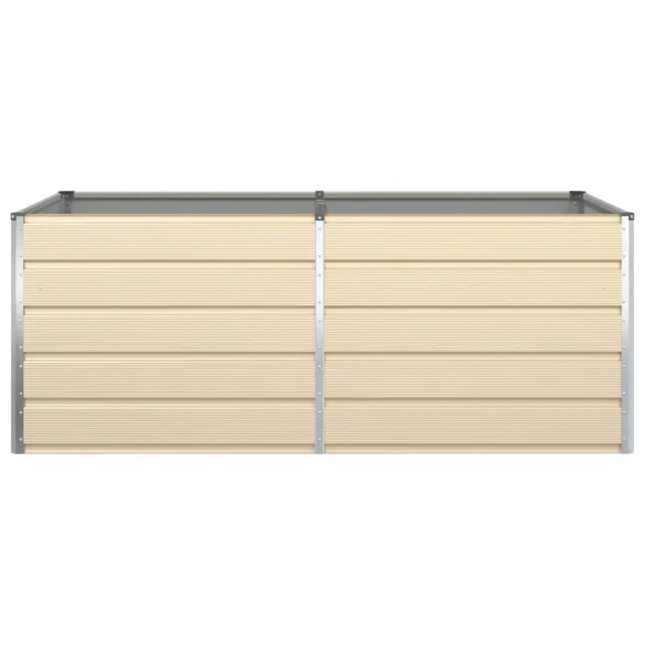 Jardinieră Creme Oțel Galvanizat 195x100x45 cm