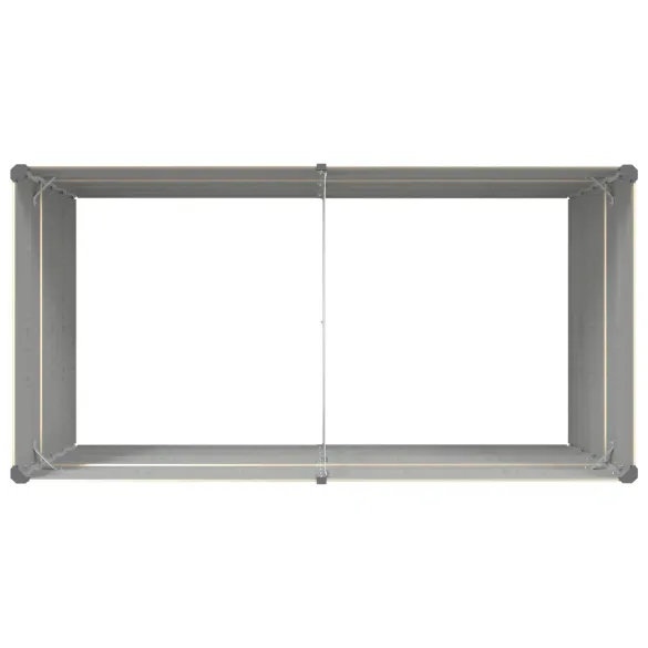 Jardinieră Creme Oțel Galvanizat 195x100x45 cm