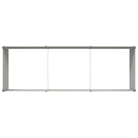 Jardinieră Creme Oțel Galvanizat 195x100x45 cm