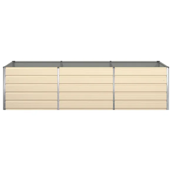 Jardinieră Creme Oțel Galvanizat 195x100x45 cm