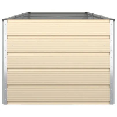 Jardinieră Creme Oțel Galvanizat 195x100x45 cm