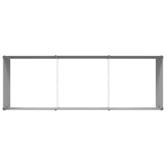 Jardinieră Oțel Galvanizat 195x100x45 cm | Livrare Gratuită