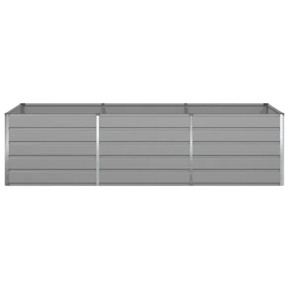 Jardinieră Gri deschis 195 x 100 x 45 cm Oțel Galvanizat