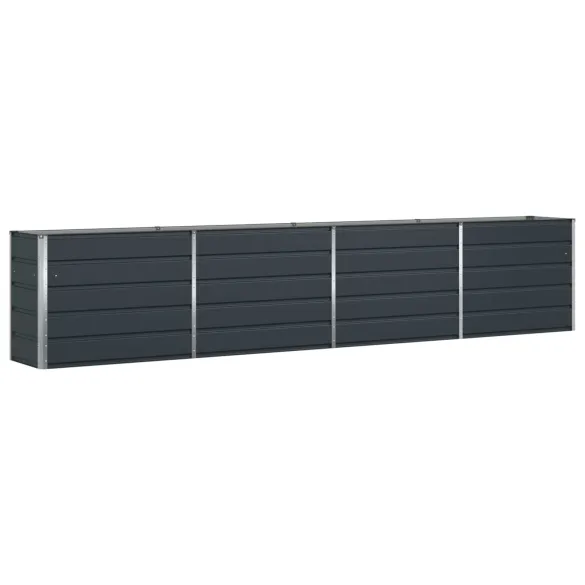 Jardinieră Antracit Oțel Galvanizat 480x50x45 cm