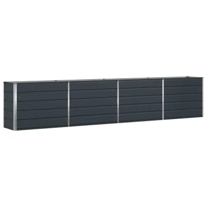 Jardinieră Antracit Oțel Galvanizat 480x50x45 cm