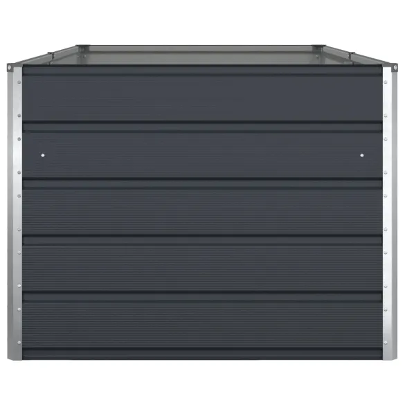 Jardinieră Antracit Oțel Galvanizat 195x100x45 cm | Livrare Gratuită