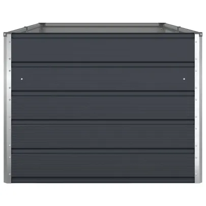 Jardinieră Antracit Oțel Galvanizat 195x100x45 cm | Livrare Gratuită
