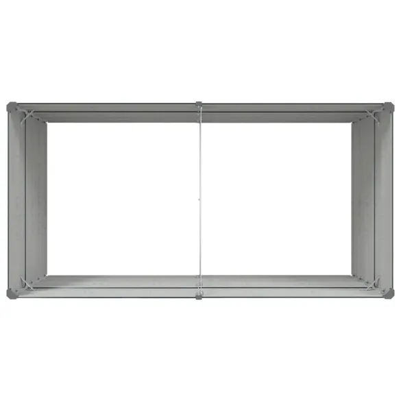 Jardinieră Antracit Oțel Galvanizat 195x100x45 cm | Livrare Gratuită