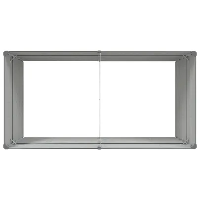 Jardinieră Antracit Oțel Galvanizat 195x100x45 cm | Livrare Gratuită