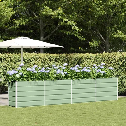 Jardinieră Verde Pastel Oțel Galvanizat 480 cm