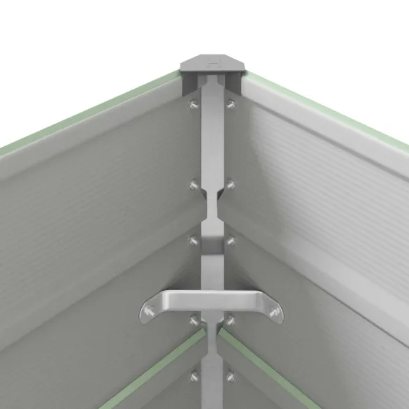 Jardinieră Verde Pastel Oțel Galvanizat | Comandă Online