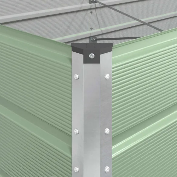 Jardinieră Verde Pastel Oțel Galvanizat | Comandă Online