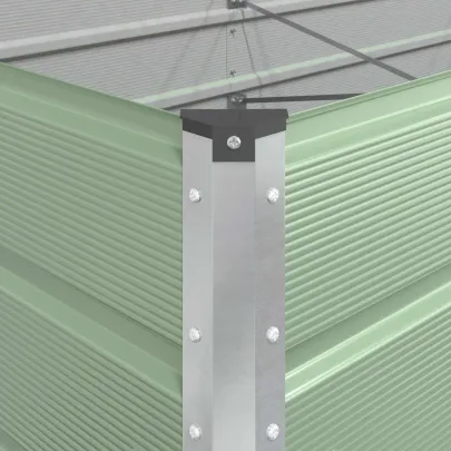 Jardinieră Verde Pastel Oțel Galvanizat | Comandă Online