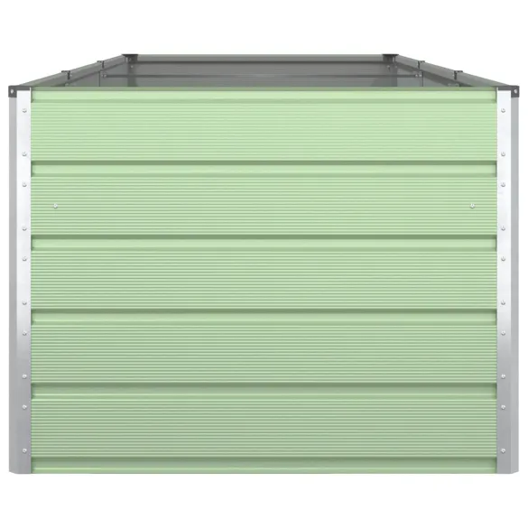 Jardinieră Verde Pastel Oțel Galvanizat | 195x100x45 cm