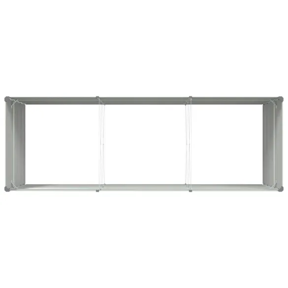 Jardinieră Verde Pastel Oțel Galvanizat | 195x100x45 cm