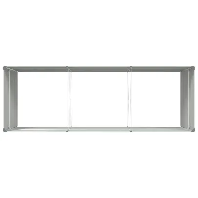 Jardinieră Verde Pastel Oțel Galvanizat | 195x100x45 cm