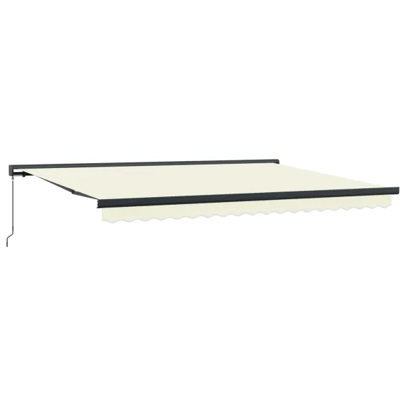 Cortină Retractabilă Crem și Gri 400x300 cm - Livrare Gratuită